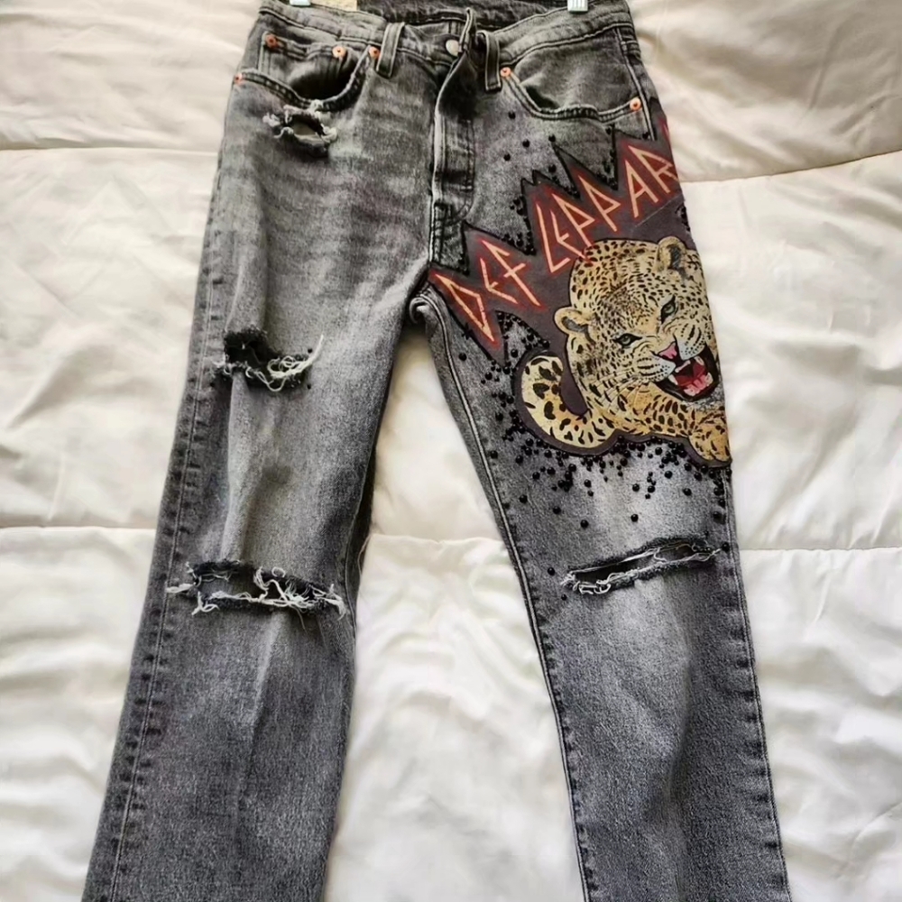 Def Leppard Rocker Jeans - Picture 4 of 7